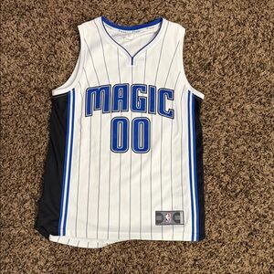 Fanatics Orlando Magic White Blue Black Pinstripe Jersey